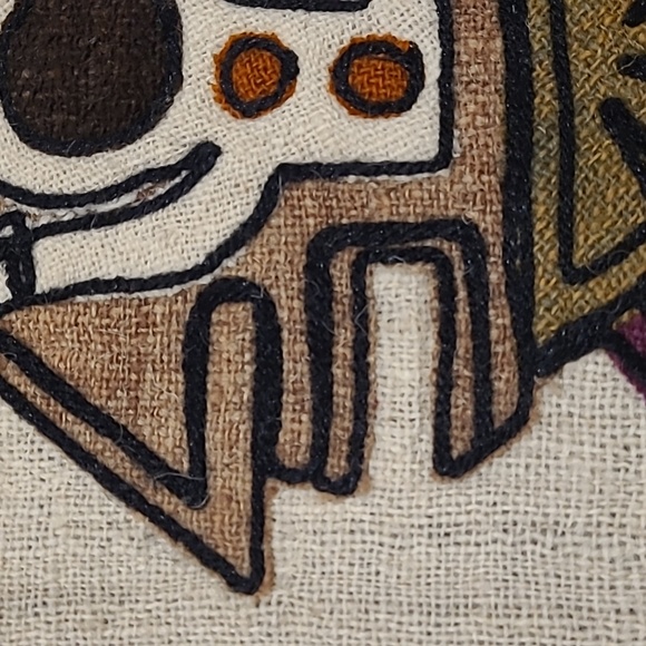 MAYAN TEXTILE WALL HANGING II - Picture 3 of 4